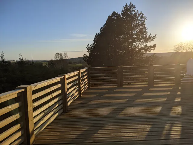 La terrasse en fin de journée